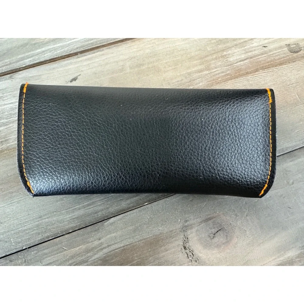 NEW‎ Harley-Davidson Semi-Hard Eyeglasses Case With Microfiber Cleaning Cloth